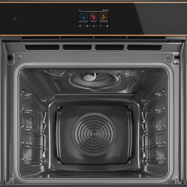 Духовой шкаф SMEG SO6604M2PNR 60см, Dolce Stil Novo, режим СВЧ, полезный объем 68л, 20 функций приготовления, 150 автоматических программ