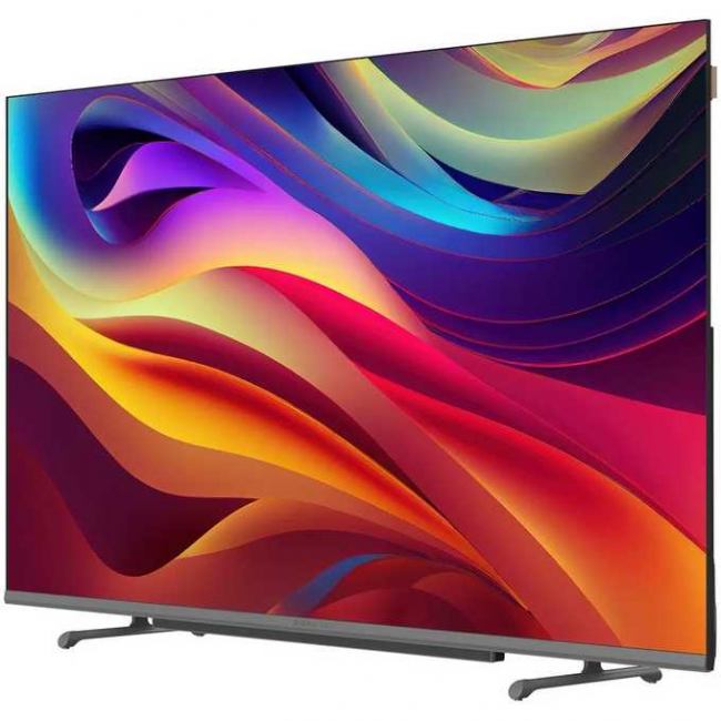 55" Телевизор Digma Pro QLED 55L черный/серебристый 3840x2160, 4K Ultra HD, 120 Гц, Wi-Fi, Smart TV, Google TV
