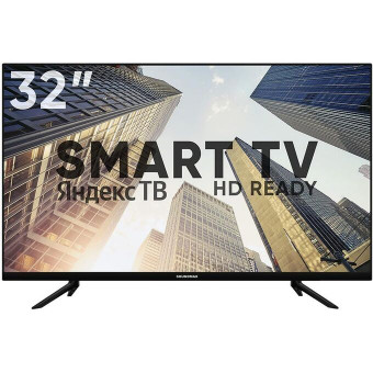 32" Телевизор Soundmax SM-LED32M15S черный 1366x768, HD, 60 Гц, Wi-Fi, Smart TV, Яндекс TV