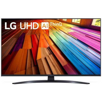 43" Телевизор LG 43UT81006LA.ARUG черный 3840x2160, 4K Ultra HD, 60 Гц, Wi-Fi, Smart TV, webOS 43" Телевизор LG 43UT81006LA.ARUG черный 3840x2160, 4K Ultra HD, 60 Гц, Wi-Fi, Smart TV, webOS