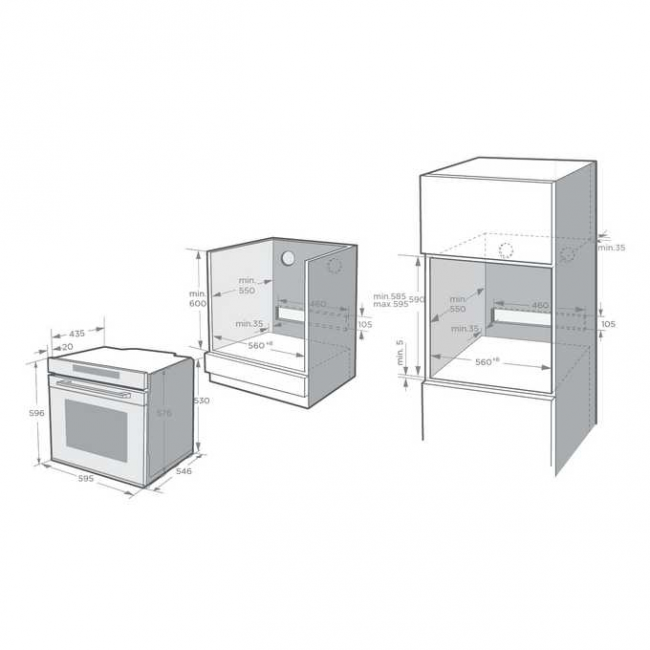 Духовой шкаф с СВЧ Weissgauff EOM 991 SB Black Edition