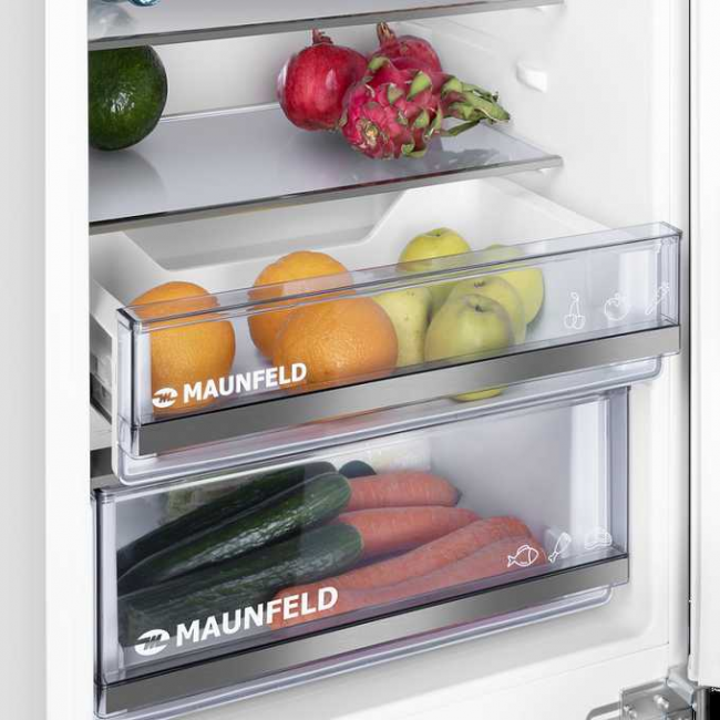 Встраиваемый холодильник-морозильник MAUNFELD MBF193SLFWGR Inverter Встраиваемый холодильник-морозильник MAUNFELD MBF193SLFWGR Inverter