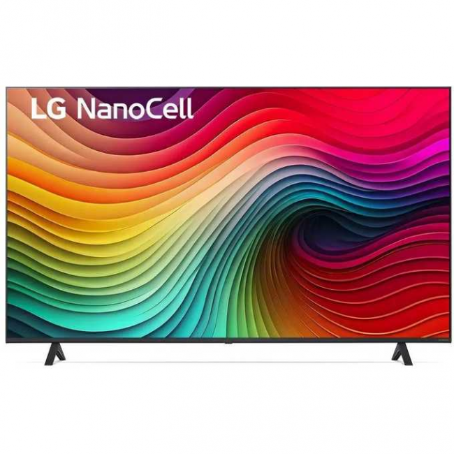 65" Телевизор LG 65NANO80T6A.ARUB синяя сажа 3840x2160, 4K Ultra HD, 60 Гц, Wi-Fi, Smart TV, webOS