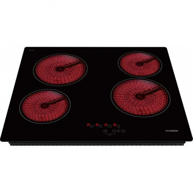 Варочная поверхность Hyundai HHE 6410 BG черный