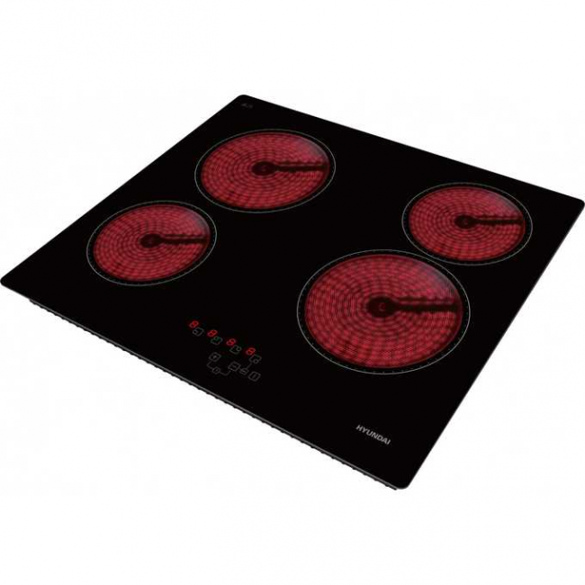 Варочная поверхность Hyundai HHE 6410 BG черный