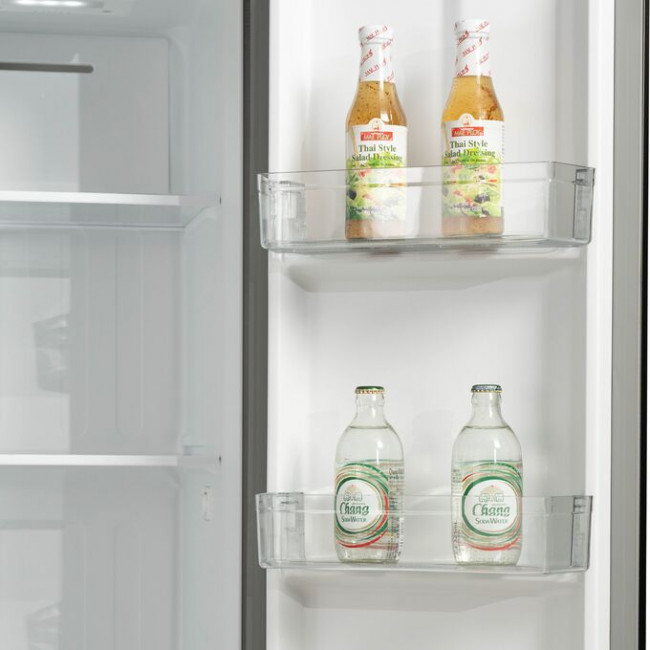 Холодильник Бирюса SBS 400 DI Темная нерж