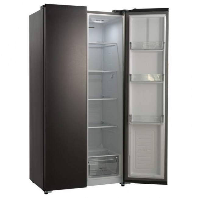 Холодильник Бирюса SBS 400 DI Темная нерж