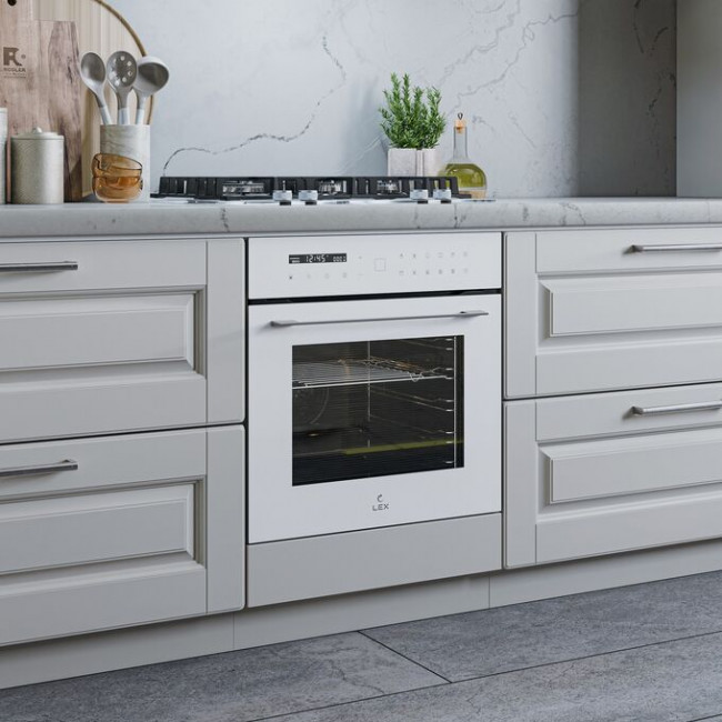 Встраиваемый духовой шкаф LEX EDS 101 WH