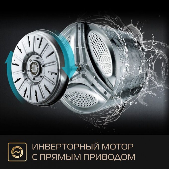 Стиральная машина HIBERG i-DDQ10-814 B