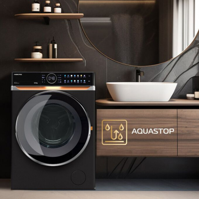 Стиральная машина HIBERG i-DDQ10-814 B
