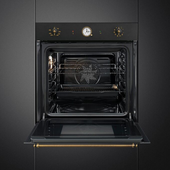 Духовой шкаф SMEG SFP68C1TAO 60см, Coloniale, 50-260 градусов, часы/таймер, галогенная подсветка, 9 режимов Духовой шкаф SMEG SFP68C1TAO 60см, Coloniale, 50-260 градусов, часы/таймер, галогенная подсветка, 9 режимов
