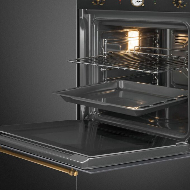 Духовой шкаф SMEG SFP68C1TAO 60см, Coloniale, 50-260 градусов, часы/таймер, галогенная подсветка, 9 режимов Духовой шкаф SMEG SFP68C1TAO 60см, Coloniale, 50-260 градусов, часы/таймер, галогенная подсветка, 9 режимов