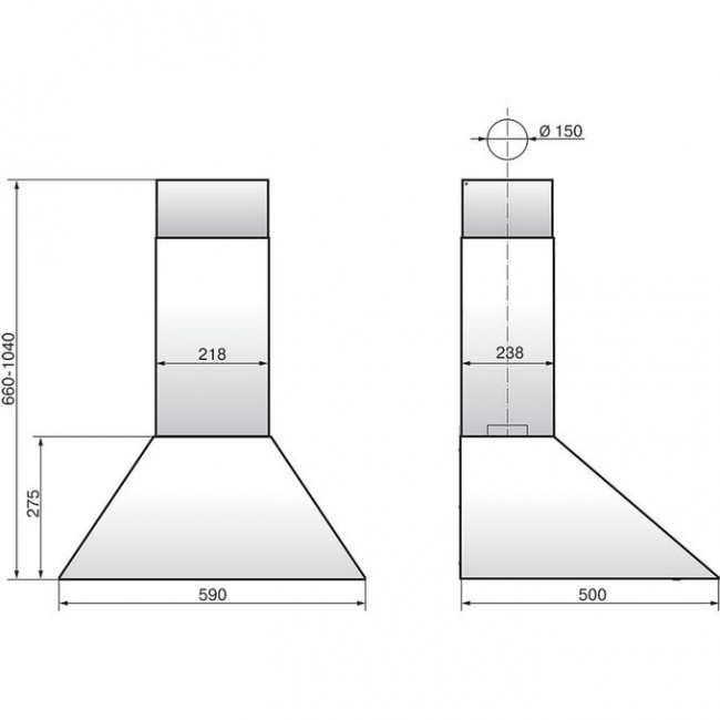 Вытяжка Elikor Silver Storm 60N-650-P3L