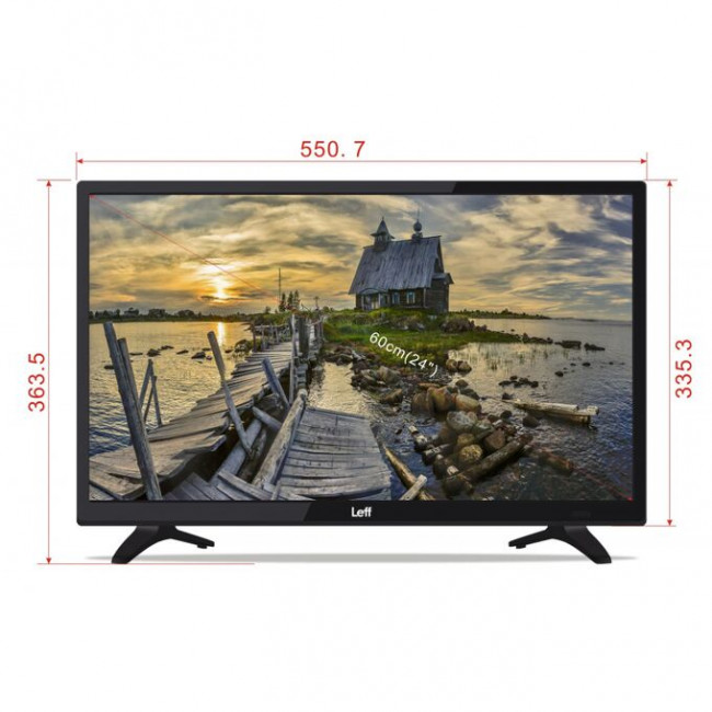 24" Телевизор LEFF 24F260T черный 1920x1020, Full HD, 60 Гц 24" Телевизор LEFF 24F260T черный 1920x1020, Full HD, 60 Гц