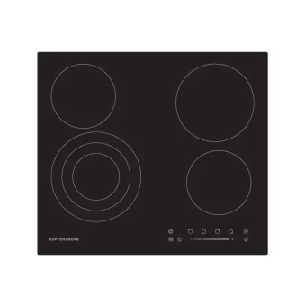Электрическая варочная панель KUPPERSBERG ECS 603, Hi-Light, независимая, черный