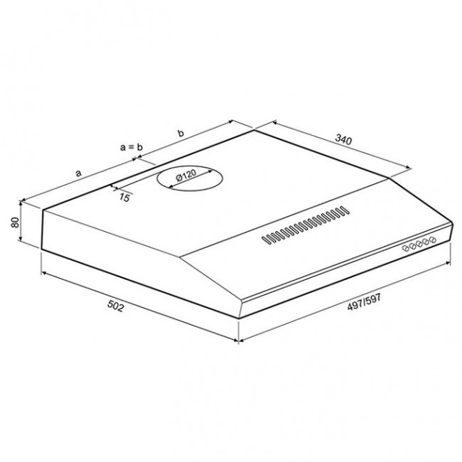 Вытяжка Krona Jessica slim 600 metallic PB Вытяжка Krona Jessica slim 600 metallic PB