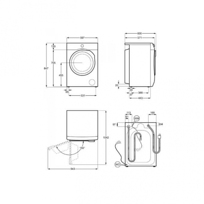 Стиральная машина Electrolux EW8F4482E пан.англ. загр.фронтальная Стиральная машина Electrolux EW8F4482E пан.англ. загр.фронтальная