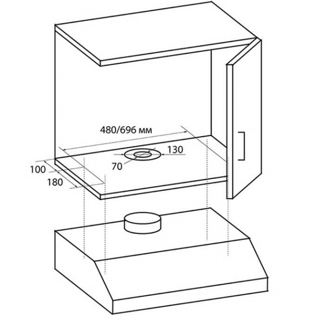 Вытяжка NORDFROST AS 6040 X