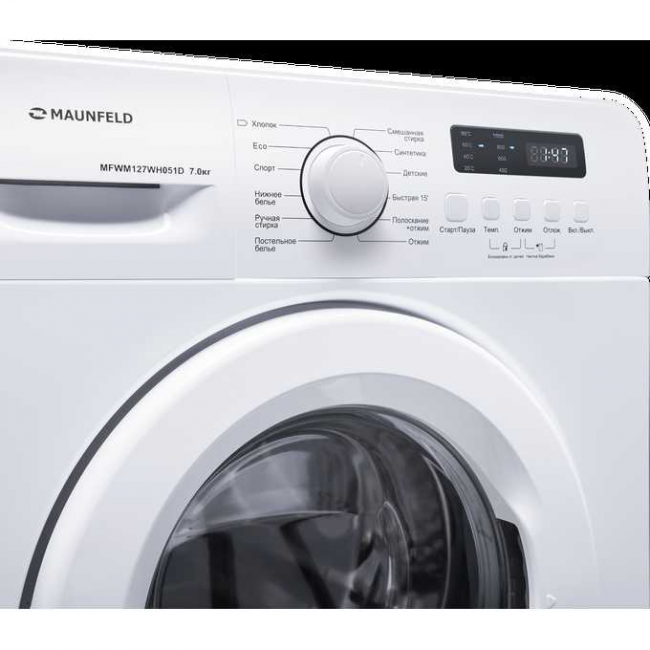 Стиральная машина MAUNFELD MFWM127WH051D