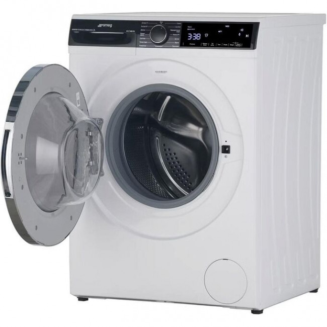 Стиральная машина SMEG WM3T84RU4 белый 60 см, загрузка 8 кг, 1330 об/мин, 15 программ, LED дисплей, отсрочка 1-23 часа, энергоэффективность А+++ Стиральная машина SMEG WM3T84RU4 белый 60 см, загрузка 8 кг, 1330 об/мин, 15 программ, LED дисплей, отсрочка 1-23 часа, энергоэффективность А+++