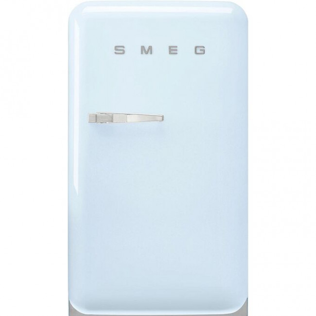 Холодильник SMEG FAB10RPB6 отдельностоящий, однодверный, LED подсветка, внутренняя морозильная камера, электромеханический контроль температуры, станд