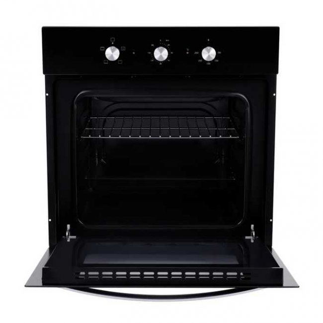 Духовой шкаф Электрический Hyundai 6003.01 BG черное стекло