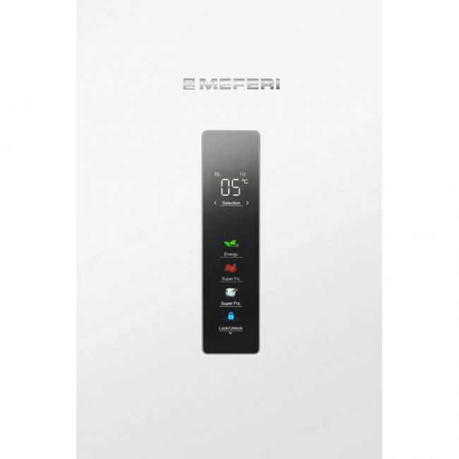 Холодильник отдельностоящий с инвертором MEFERI MFR200WH Total No Frost Combi Ultra
