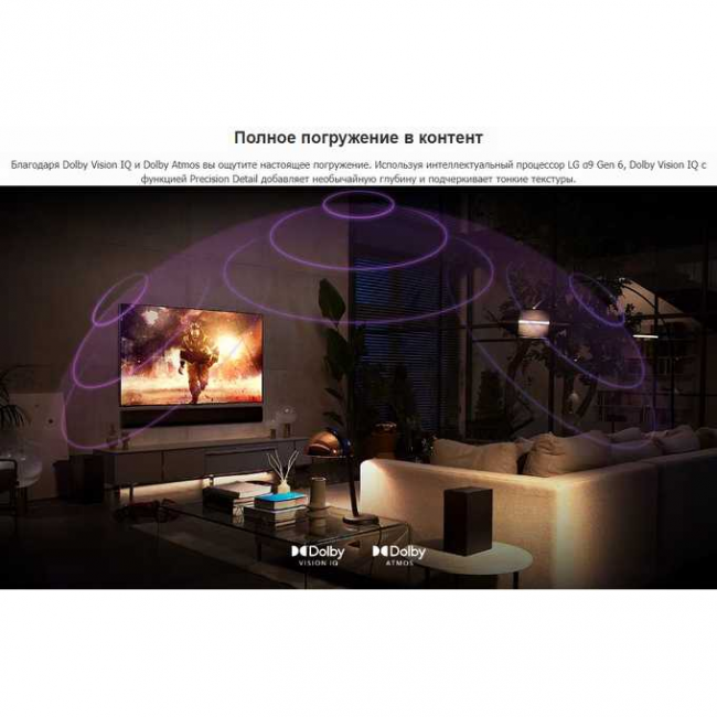 83" Телевизор LG OLED83C4RLA.ARUB темно-серый 3840x2160, 4K Ultra HD, 120 Гц, Wi-Fi, Smart TV, WebOS