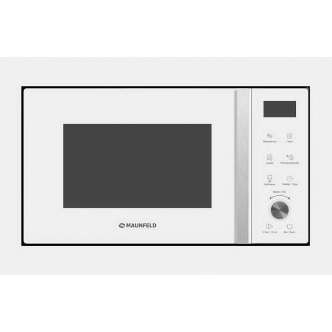 Встраиваемая микроволновая печь MAUNFELD JBMO1225FSGW02 Встраиваемая микроволновая печь MAUNFELD JBMO1225FSGW02