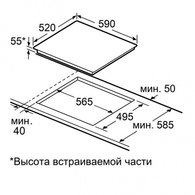 Индукционная варочная панель MAUNFELD CVI594SB2BKF Inverter Индукционная варочная панель MAUNFELD CVI594SB2BKF Inverter