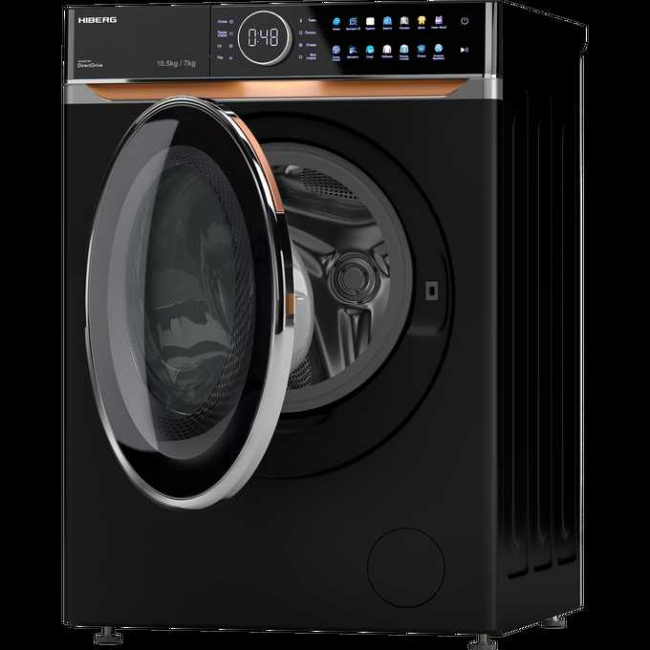 Стиральная машина c сушкой HIBERG i-DDQ10-10714 B Стиральная машина c сушкой HIBERG i-DDQ10-10714 B