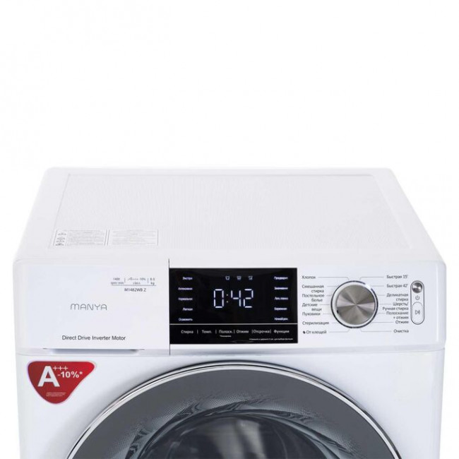 Стиральная машина Manya M1482WBZ белыйчерный