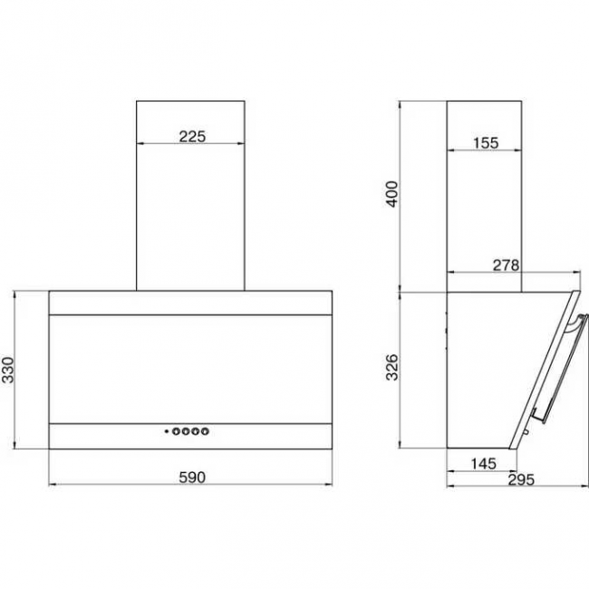 Вытяжка ELIKOR Титан 50П-430-К3Д черный Вытяжка ELIKOR Титан 50П-430-К3Д черный