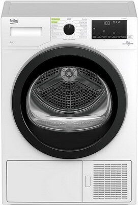 Сушильная машина BEKO DF 7439SXUV с тепловым насосом,7 кг,глубина 53 см 