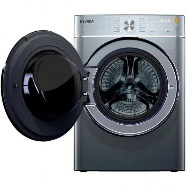 Стиральная машина HYUNDAI WMD9413 с сушкой темно-серебристый Стиральная машина HYUNDAI WMD9413 с сушкой темно-серебристый