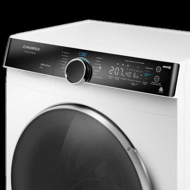 Стиральная машина MAUNFELD MFWM127STWH06 (инвертор, пар) Стиральная машина MAUNFELD MFWM127STWH06 (инвертор, пар)