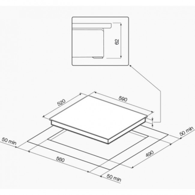 Индукционная варочная поверхность GRAUDE IK 60.1