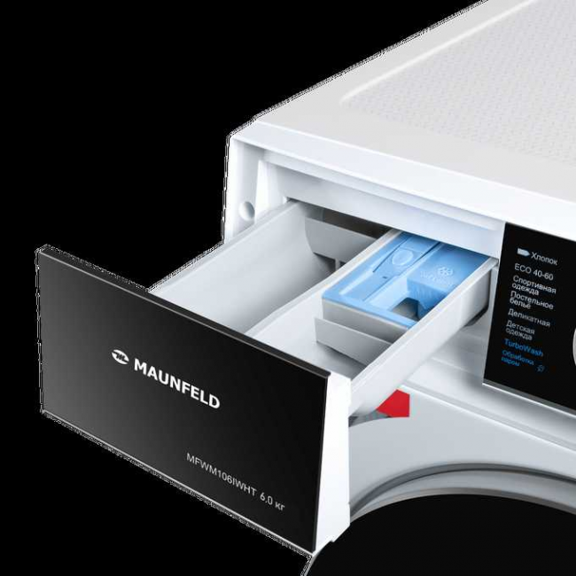 Стиральная машина MAUNFELD MFWM106IWHT Стиральная машина MAUNFELD MFWM106IWHT
