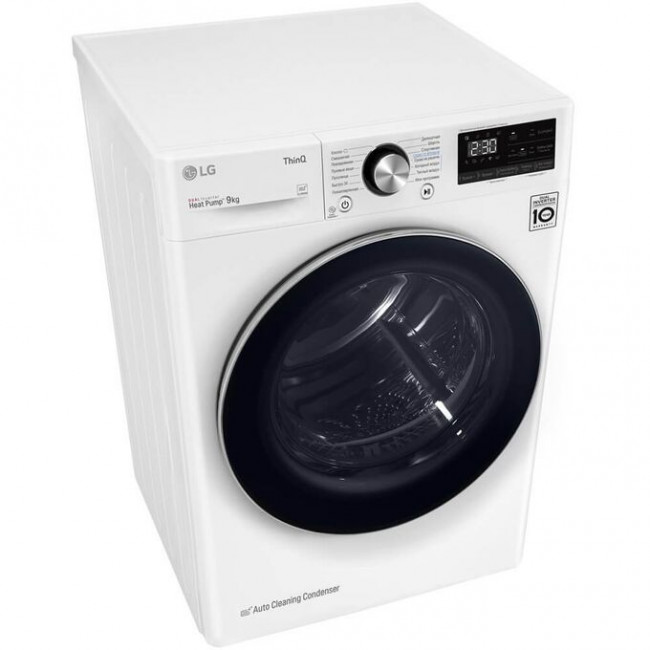 Сушильная машина LG DC90V9V9WN 9кг, белый