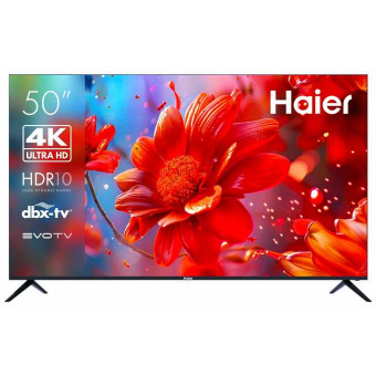 50" Телевизор Haier 50 Smart TV S2 черный 3840x2160, 4K Ultra HD, 60 Гц, Wi-Fi, Smart TV, Android TV 50" Телевизор Haier 50 Smart TV S2 черный 3840x2160, 4K Ultra HD, 60 Гц, Wi-Fi, Smart TV, Android TV