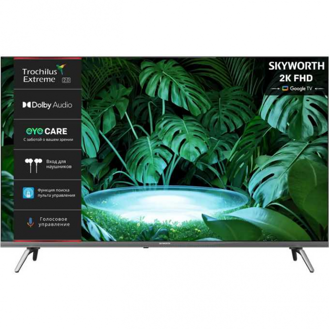 40" Телевизор Skyworth 40E55G черный 1920x1080, Full HD, 60 Гц, Wi-Fi, Smart TV, Google TV 40" Телевизор Skyworth 40E55G черный 1920x1080, Full HD, 60 Гц, Wi-Fi, Smart TV, Google TV