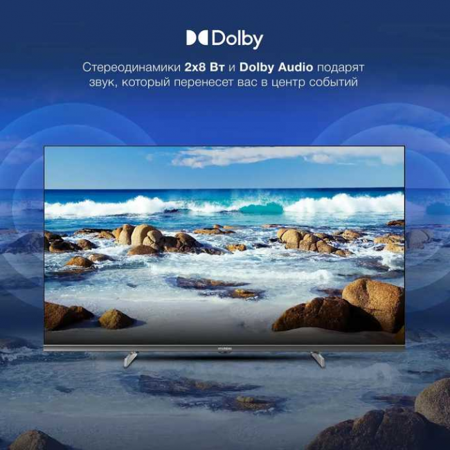 40" Телевизор Hyundai H-LED40BS5100 черный 1920x1080, Full HD, 60 Гц, WiFi Smart TV 40" Телевизор Hyundai H-LED40BS5100 черный 1920x1080, Full HD, 60 Гц, WiFi Smart TV