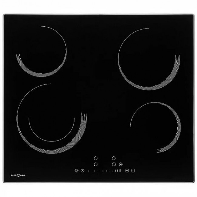 Варочная поверхность Krona ORSA 60 BL/S черный/нерж Варочная поверхность Krona ORSA 60 BL/S черный/нерж