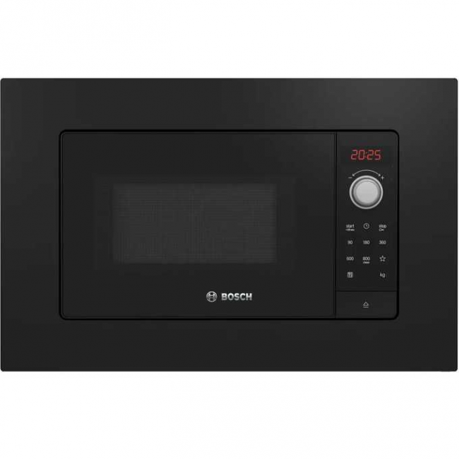 Встраиваемая микроволновая печь Bosch BFL623MB3, черный, микроволны до 800 Вт