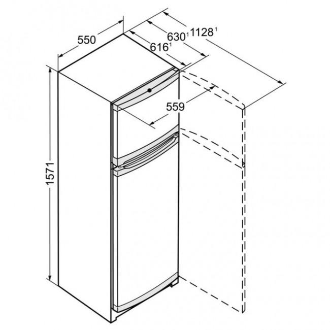 Холодильник Liebherr CTele 2931-26 001 серебристый
