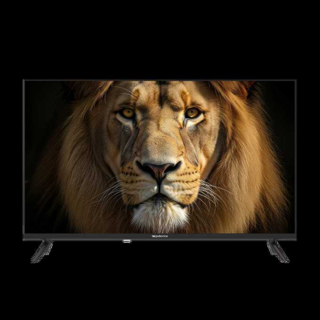 32" Телевизор Topdevice TDWC32BF3260V черный 1920x1080, Full HD, 60 Гц, Wi-Fi, Smart TV, Яндекс ТВ