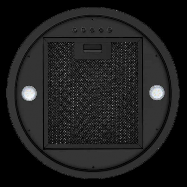 Вытяжка Maunfeld Drum Wall 35 чёрный