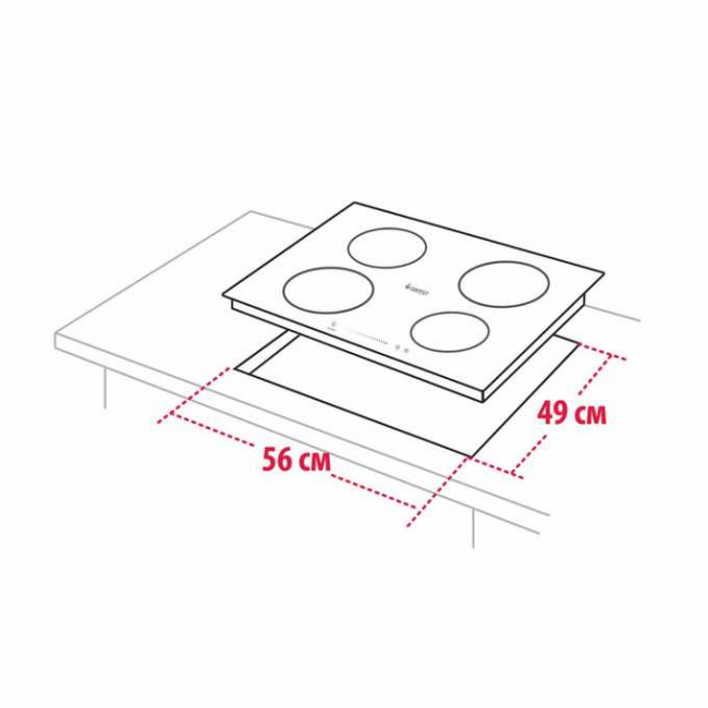 Варочная поверхность GEFEST 4231 K11 Варочная поверхность GEFEST 4231 K11