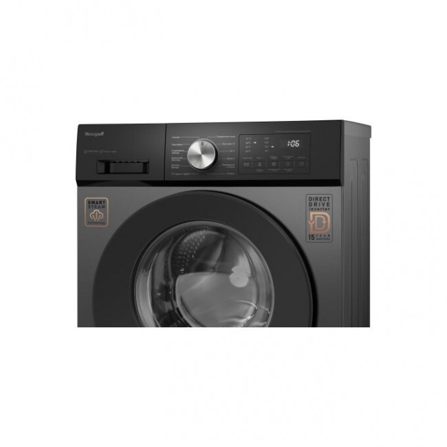 Стиральная машина Weissgauff WM 45127 Direct Drive Inverter Steam Deep Grey Стиральная машина Weissgauff WM 45127 Direct Drive Inverter Steam Deep Grey