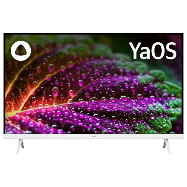 32" Телевизор BBK 32LEX-7244/TS2C белый 1366x768, HD READY, 60 Гц, Wi-Fi, Smart TV, Яндекс ТВ
